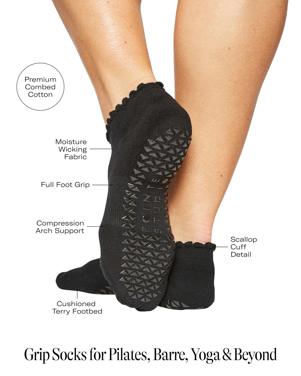 Happy Full Foot Grip Sock