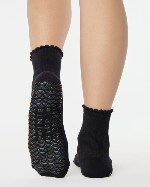 Cherry Ankle Grip Sock